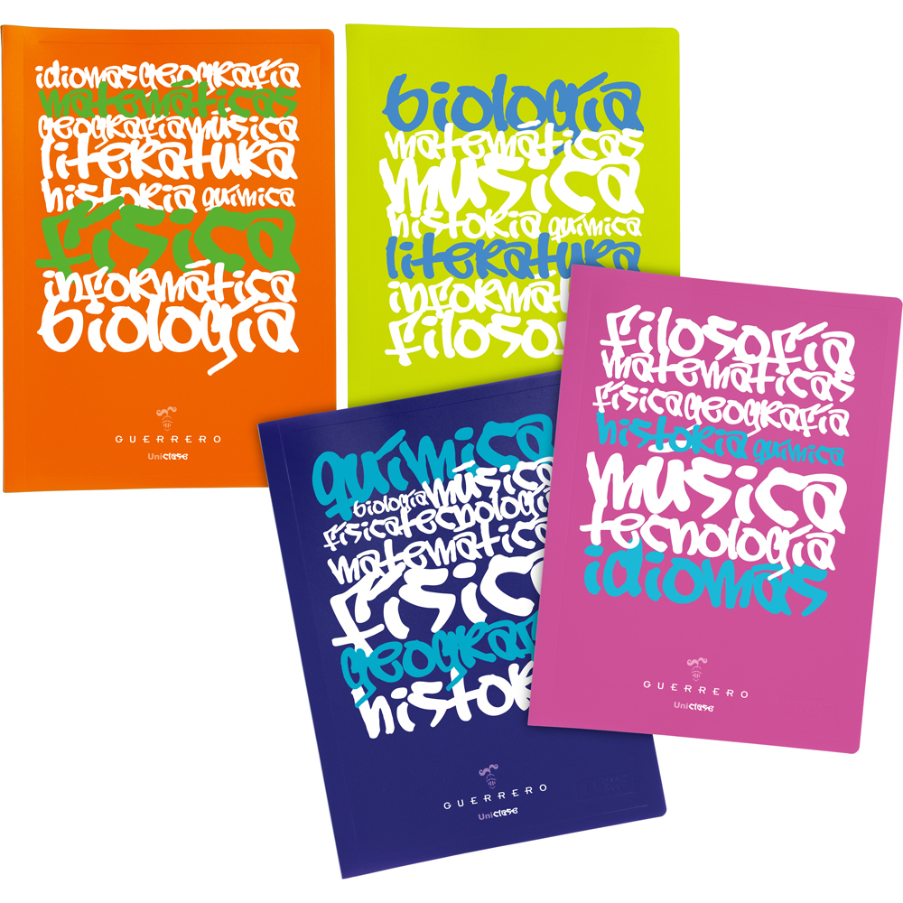 PASTA 30F A4 UNICLASE SORTIDO