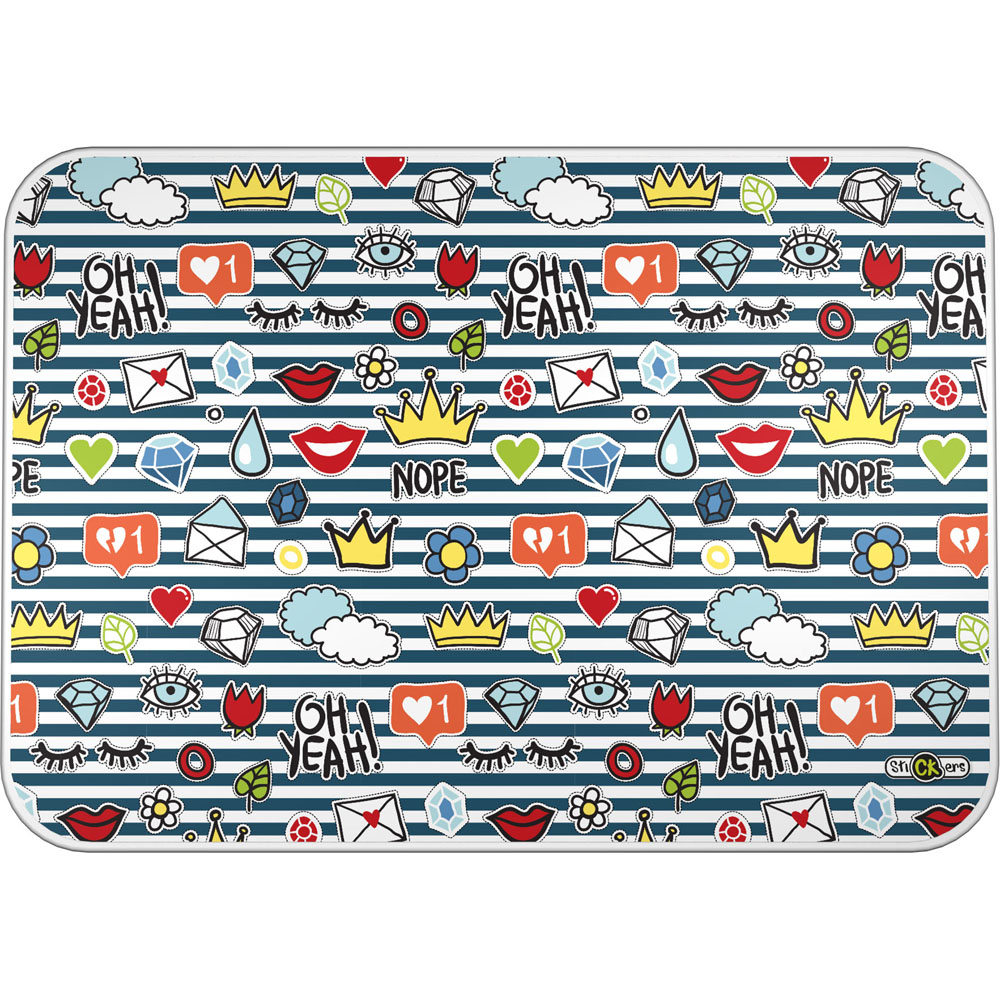 BASE SECR. PVC STICKERS22 CROWN