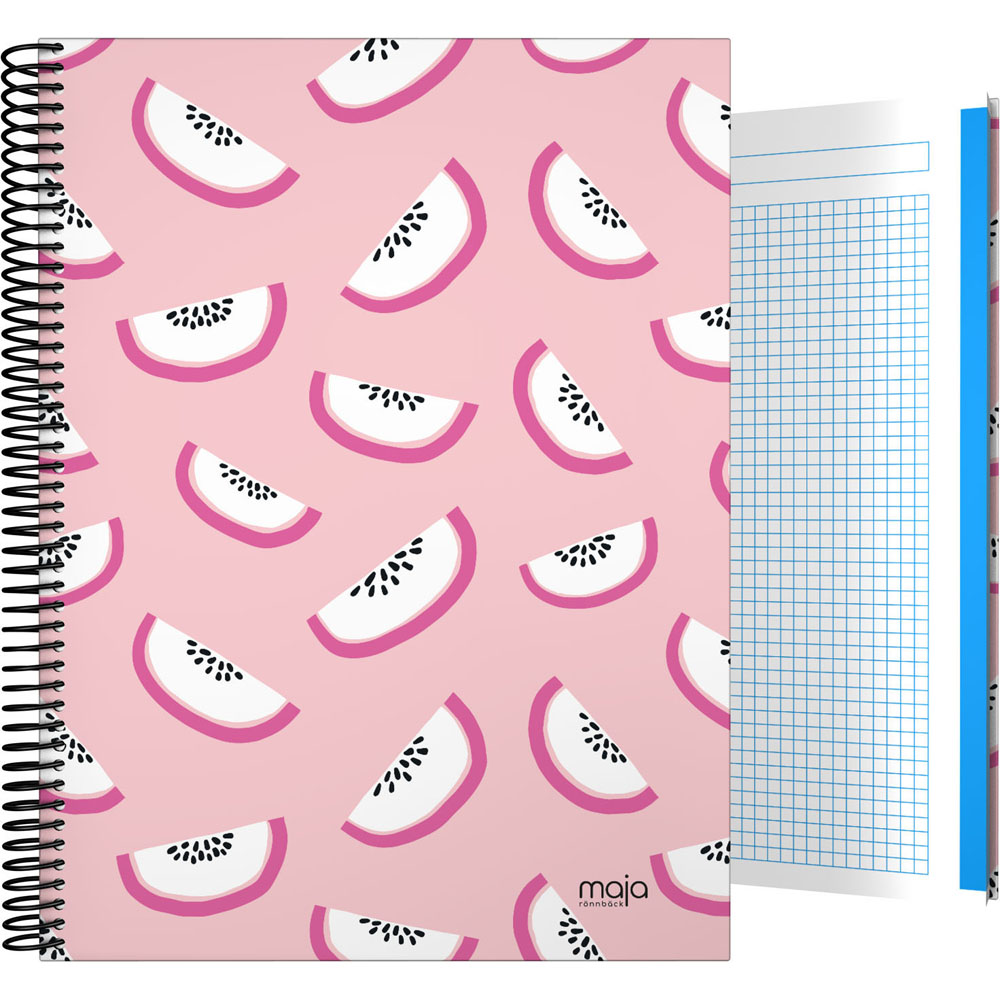 CADERNO FOR.A4 CADER. MAJA20 KIWI ROSA