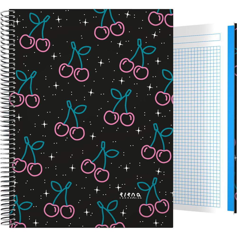 CADERNO FORR.A4 CADER. EC 20 CEREZAS