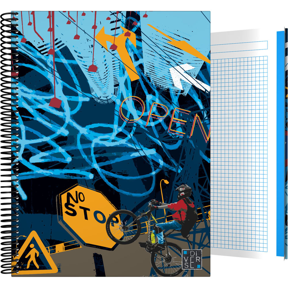 CADERNO FOR.A4 CADER. DIVERSE20 URBAN