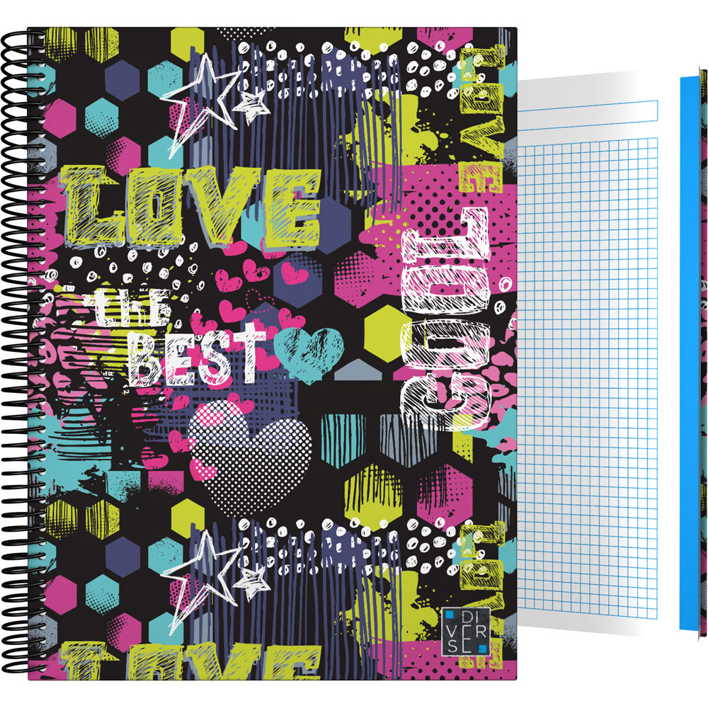 CADERNO FOR.A4 CADER. DIVERSE21 COOL