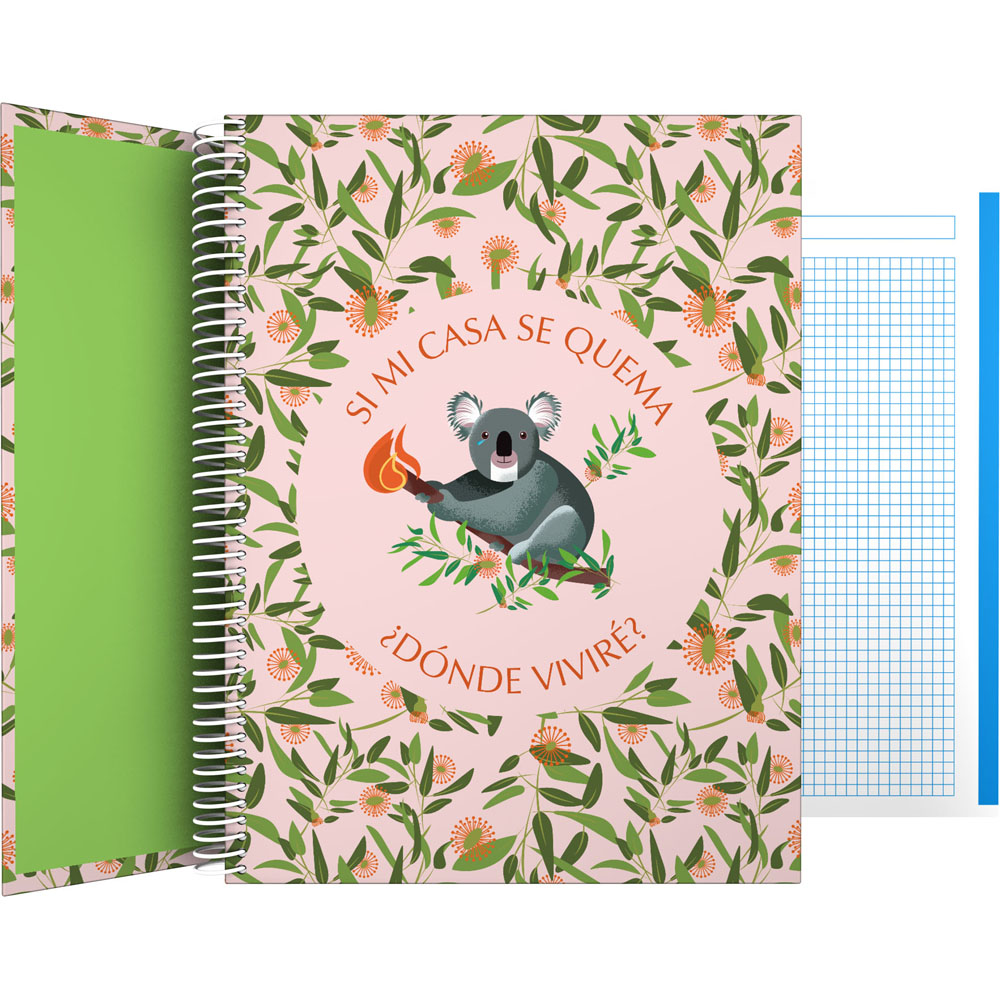 CADERNO FOR.A4 CADER. PLANET21 KOALA