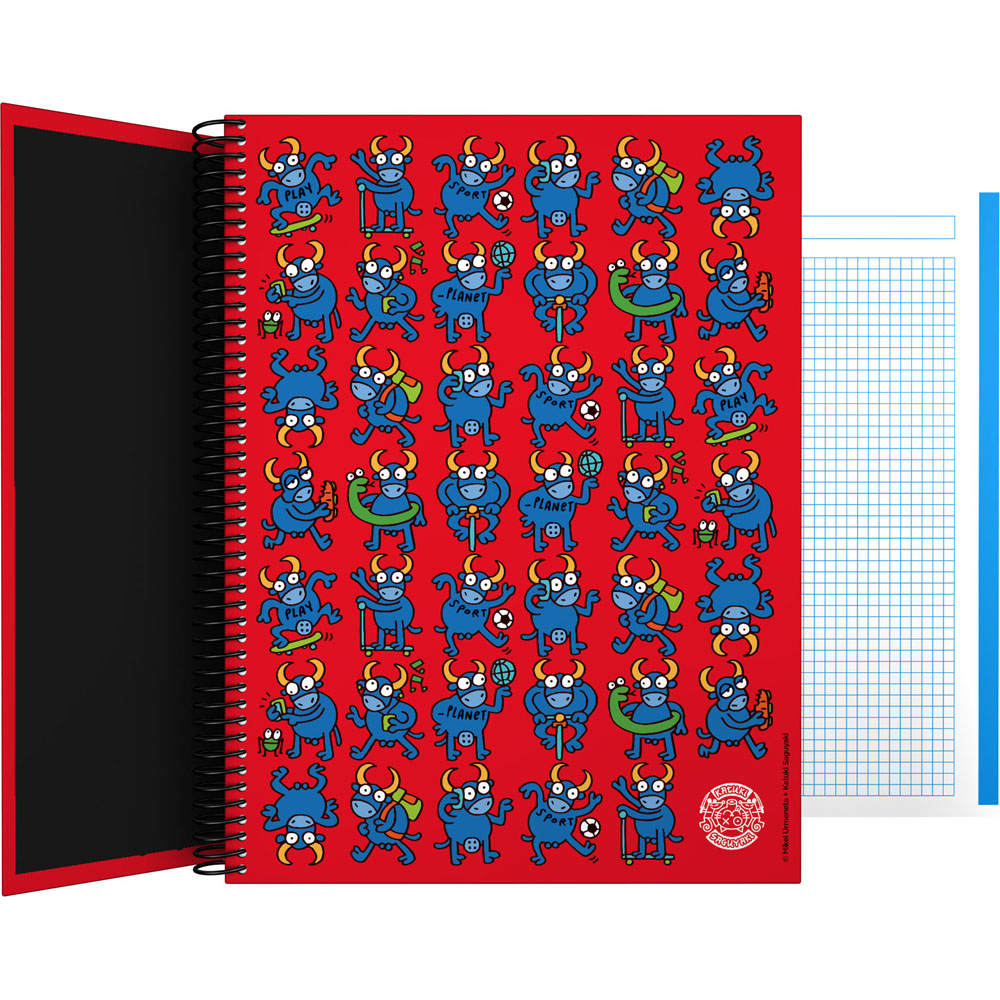 CADERNO FORR. A4 CADER.KATUKI 21 BULL