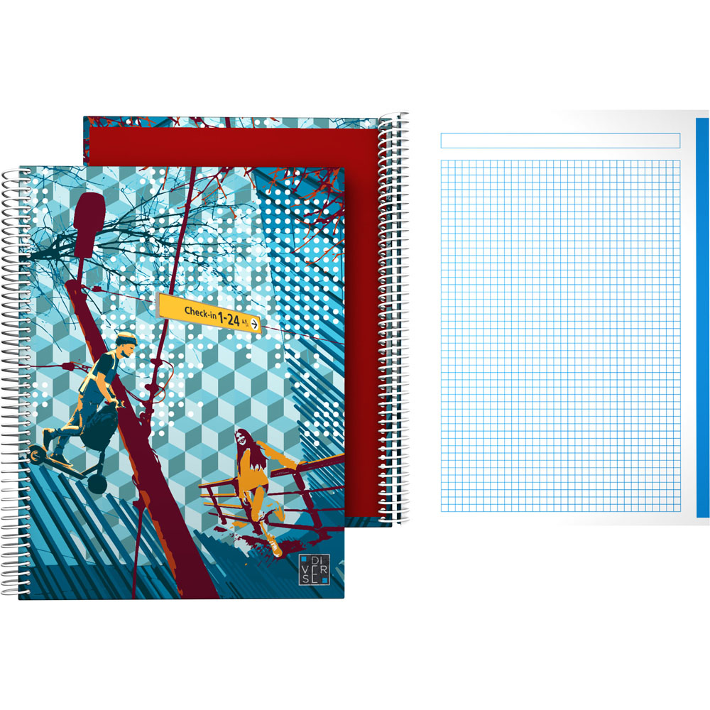 CADERNO FOR.A4 CADER. DIVERSE22 FOLLOW ME