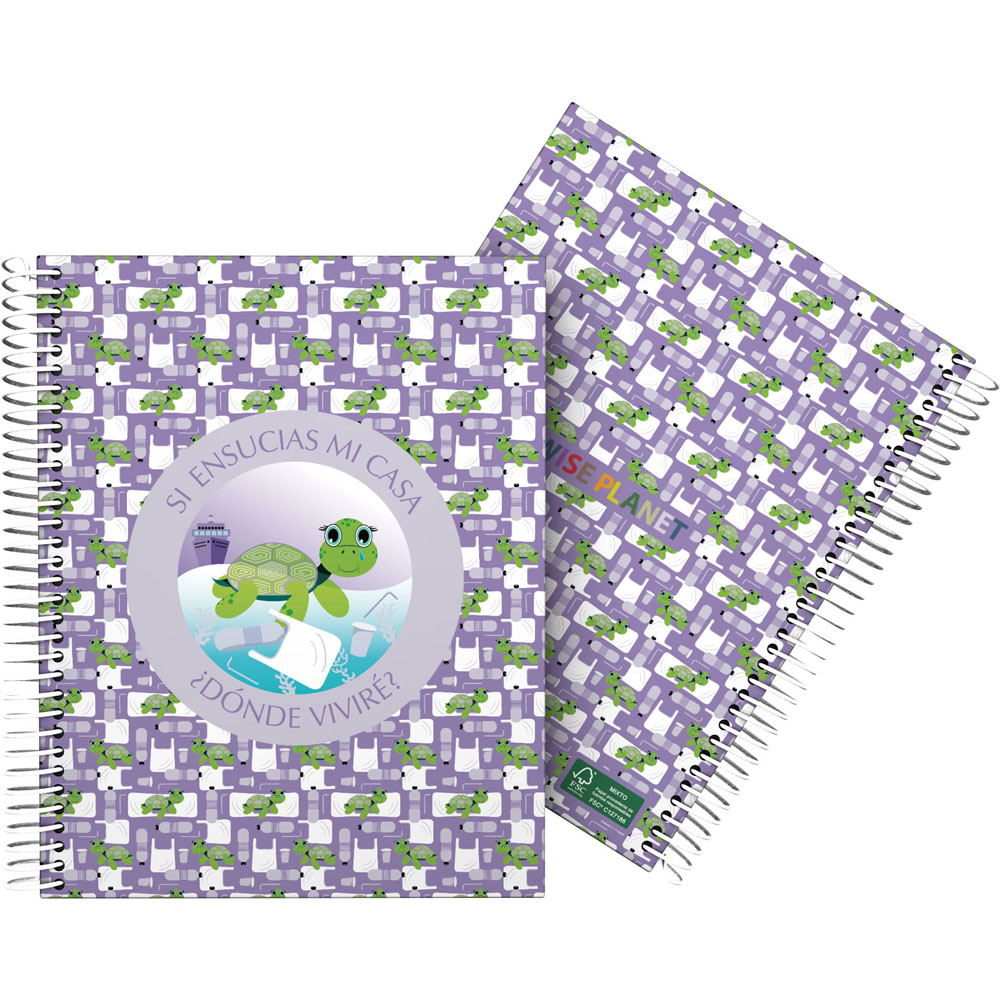 CADERNO FOR.A5 CADER. PLANET21 TORTUGA