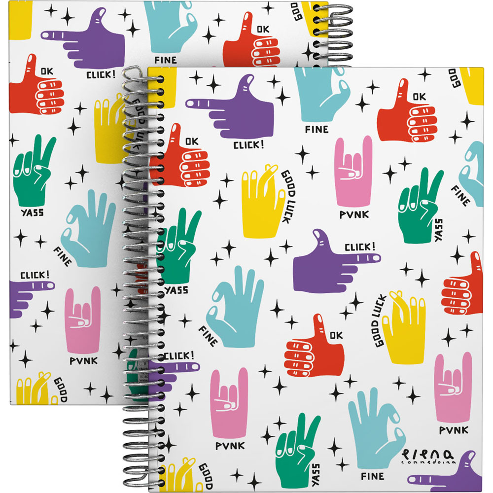 CADERNO FOR.A5 CADER. EC 22 HANDS