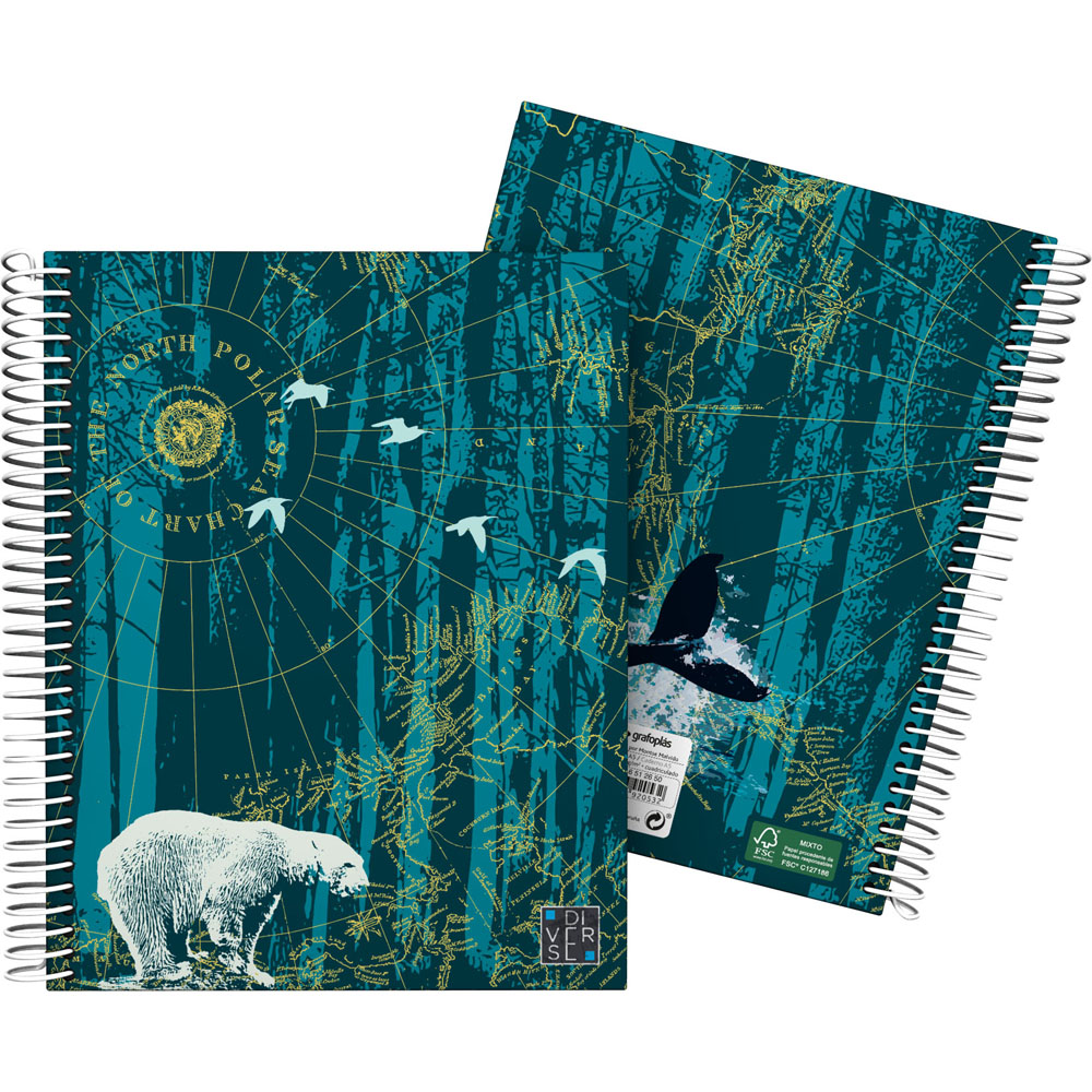 CADERNO FOR.A5 CADER. DIVERSE22 NORTH POL