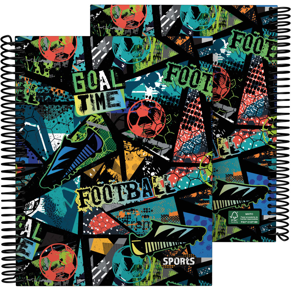 CADERNO FOR.A5 CADER. SPORTS22 FOOTBALL