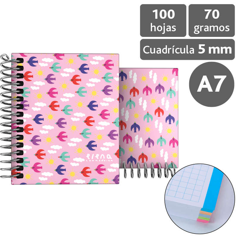 CADERNO FOR.A7 CADER. EC18 PAJAROS