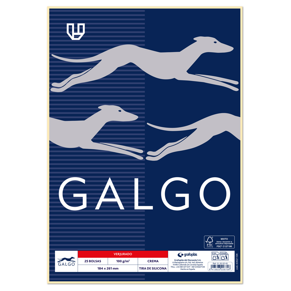 200 BOLSAS CREMA 229X324 100G T.SILIC.