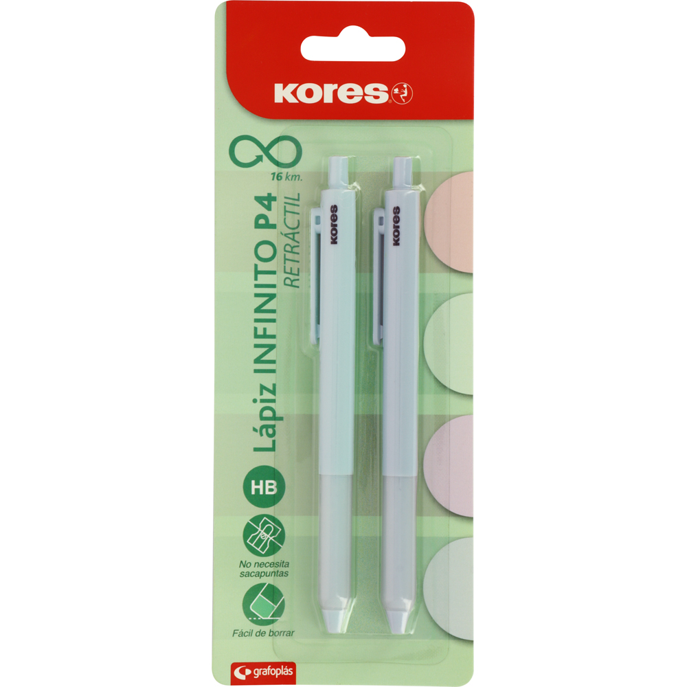 BLISTER 2 LAPIS INFINITO RETRAC.P4 M+A