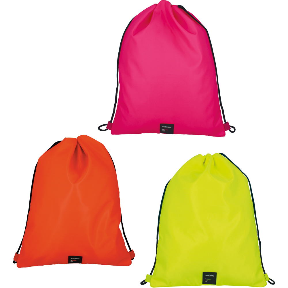 SACO PLANO UNEQUAL FLUOR AMARELO
