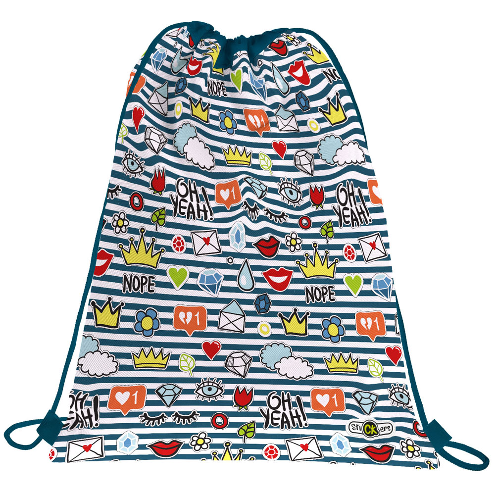 SACO PLANO STICKERS22 CROWN