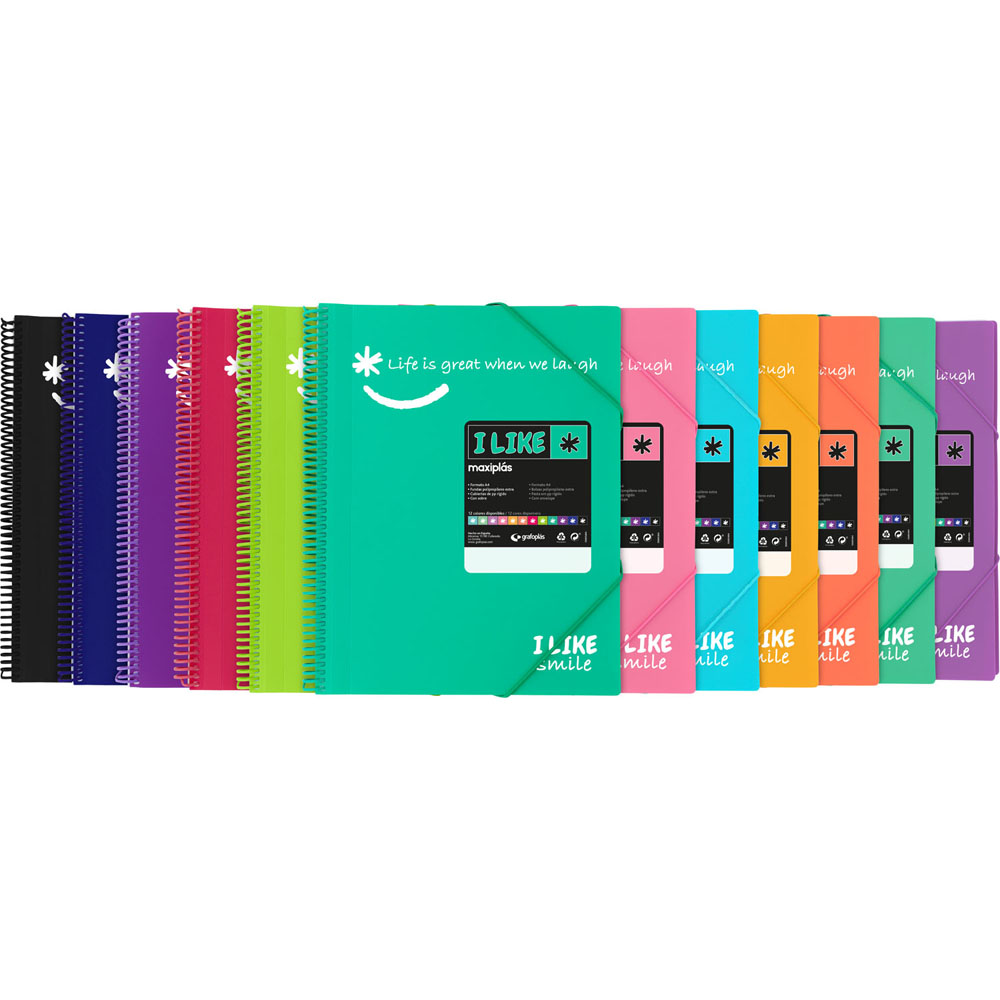 PASTA 20F MAXIPLAS LIKE2 AZUL CLARO