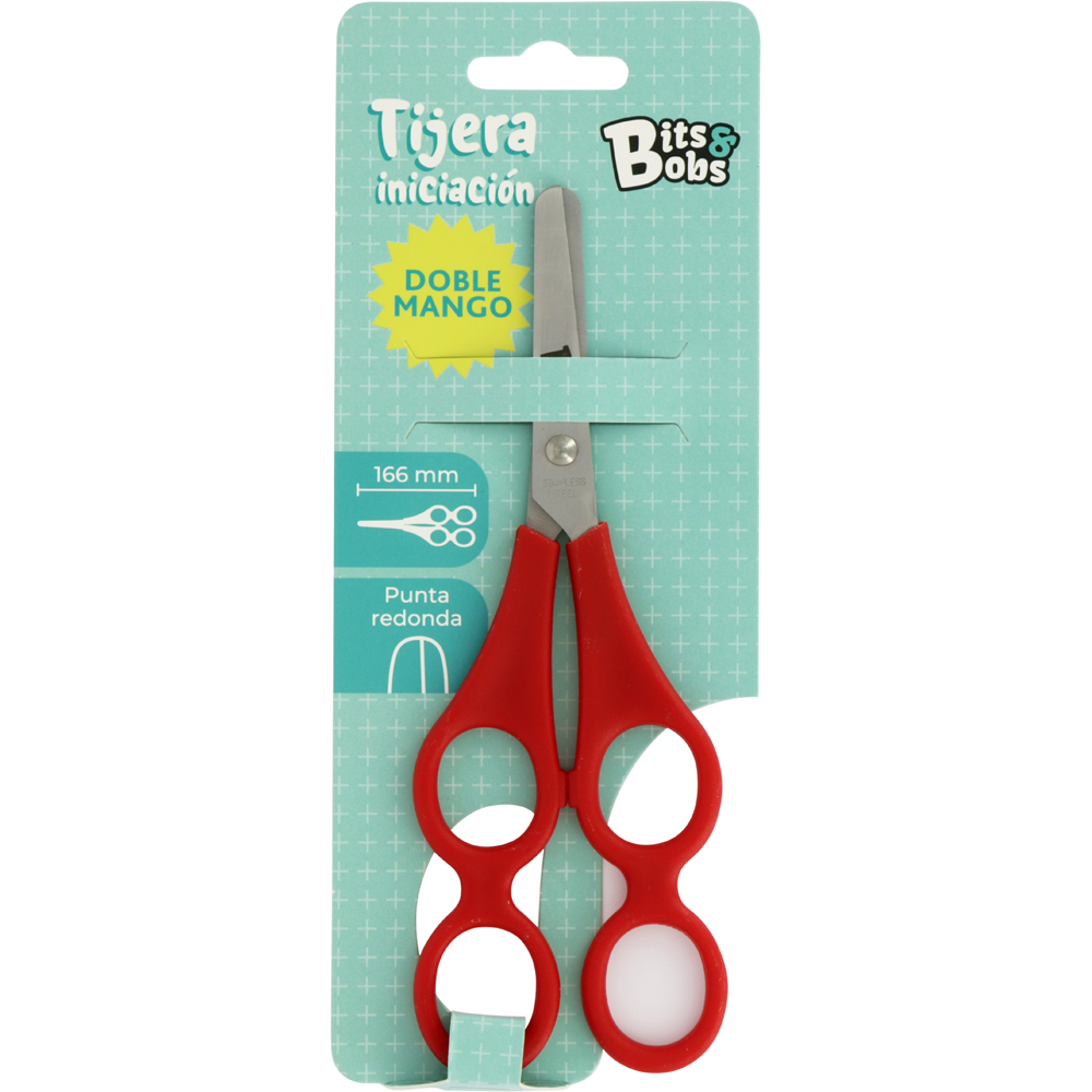 TESOURA INICIA DOBLE MANGO 166MM B&B