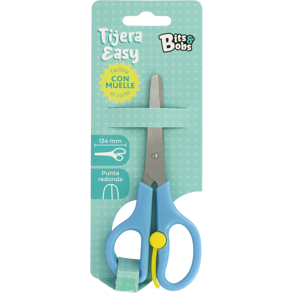 TESOURA ESCOLAR EASY 134MM C/MUELLE B&B