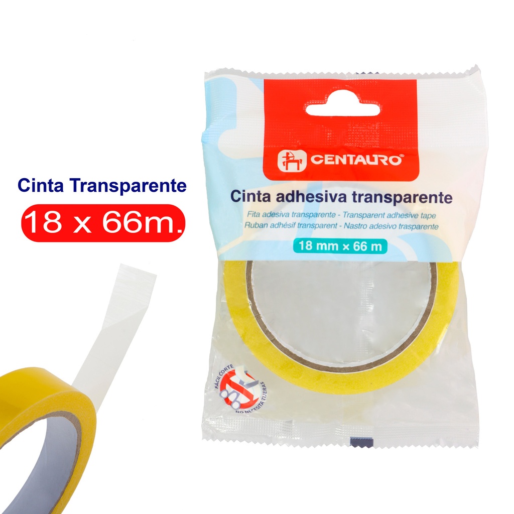 BOLSA CINTA TRANS. 18MMX66M CENTAURO