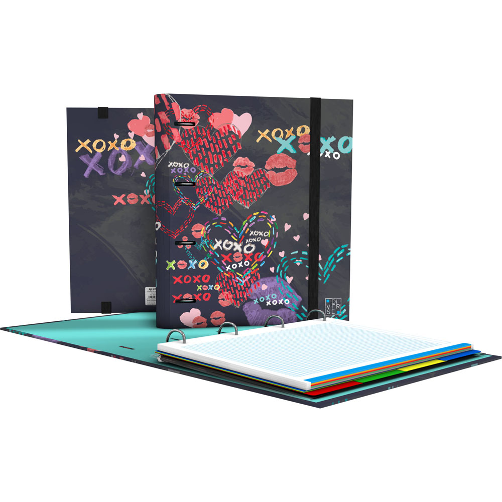 CARPEBOOK 4D35 A4 DIVERSE20 XO NEGRO
