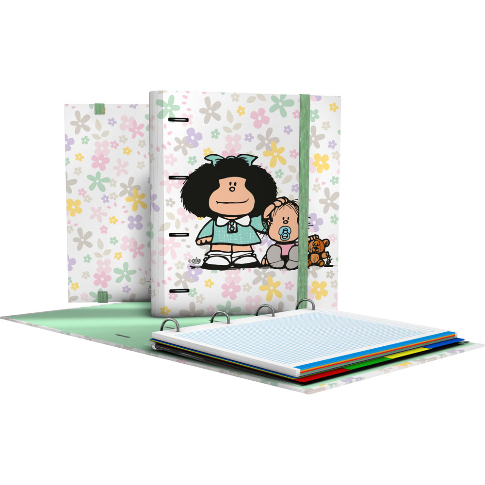 CARPEBOOK 4D35 A4 MAFALDA20 FLORES