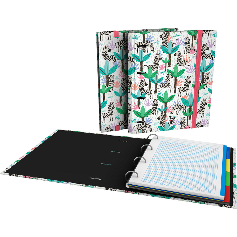 CARPEBOOK 4D35 A4 FREELIFE22 ZEBRA
