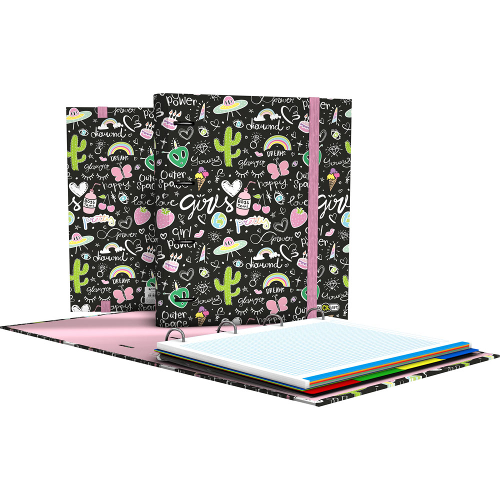 CARPEBOOK 4D35 A4 STICKERS22 SPACE