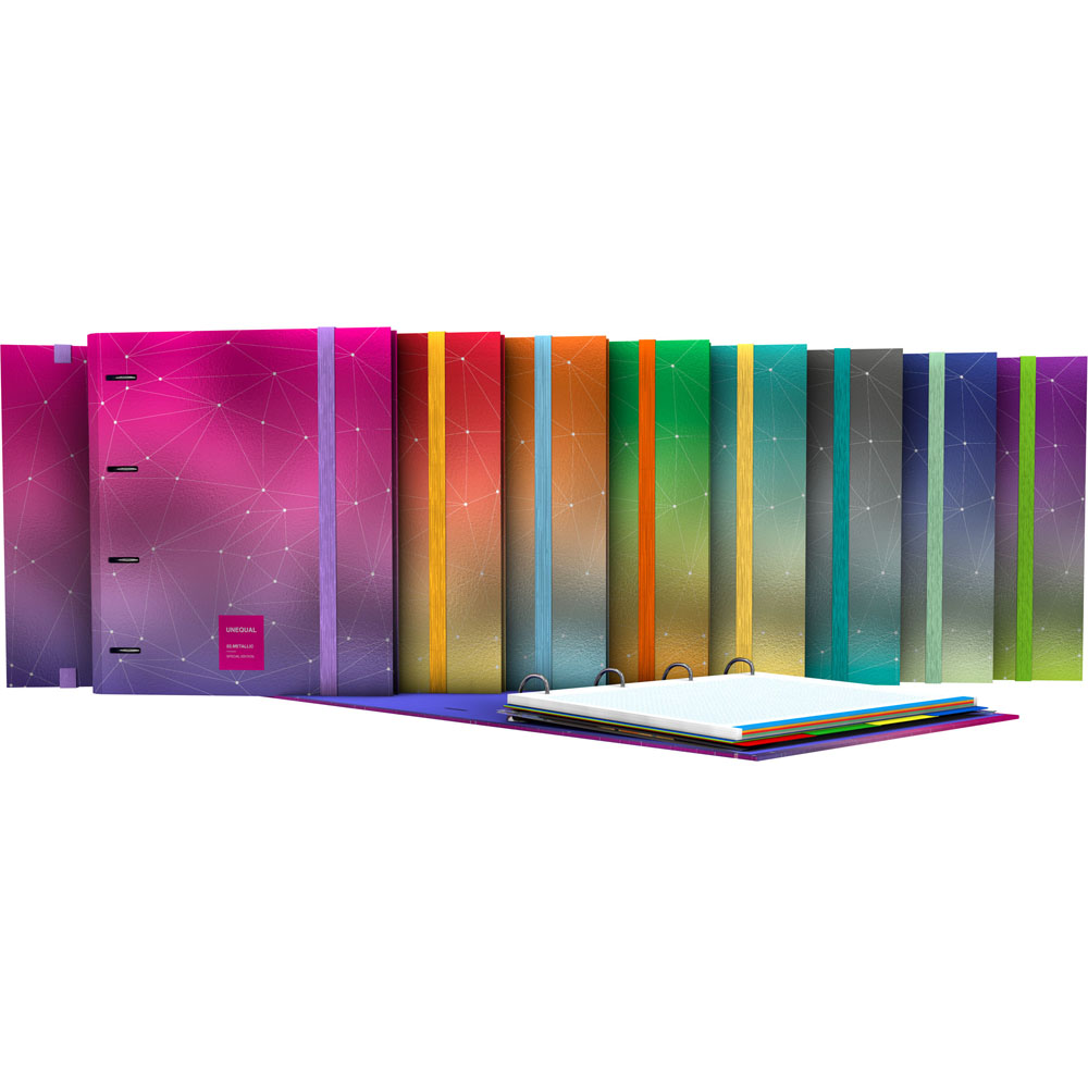 CARPEBOOK FORR.4D35 A4 UNEQ.METAL SORT