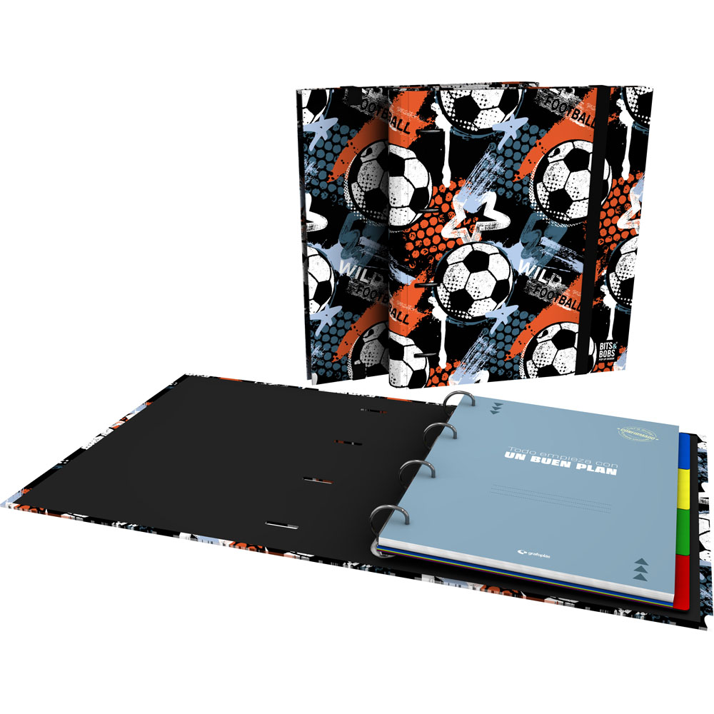 CARPEBOOK 4D35 A4 B&B WILD FOOTBALL