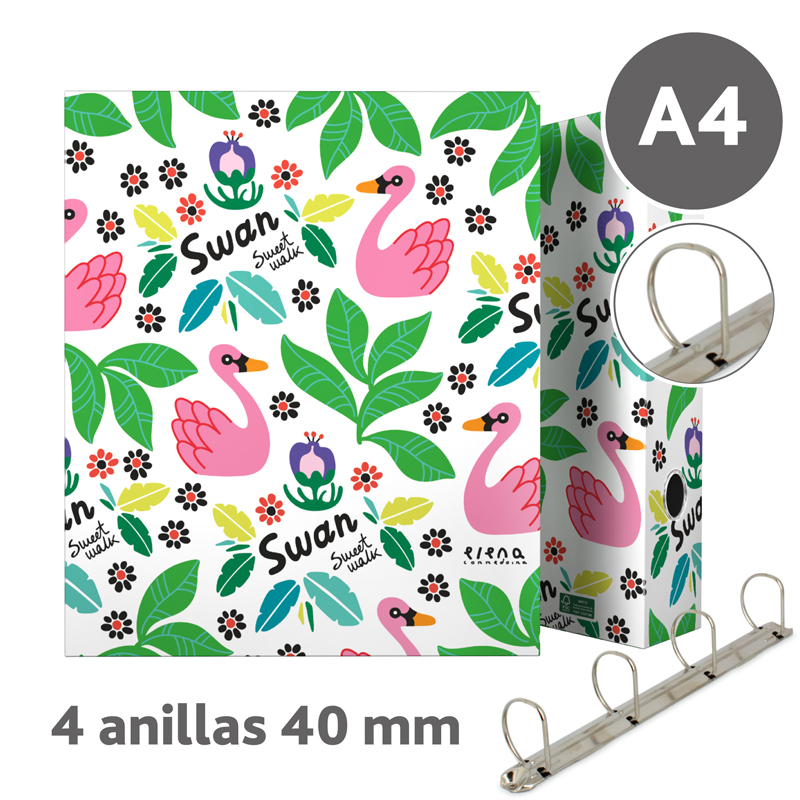 PASTA 4D40MM FOR. A4 EC18 CISNE