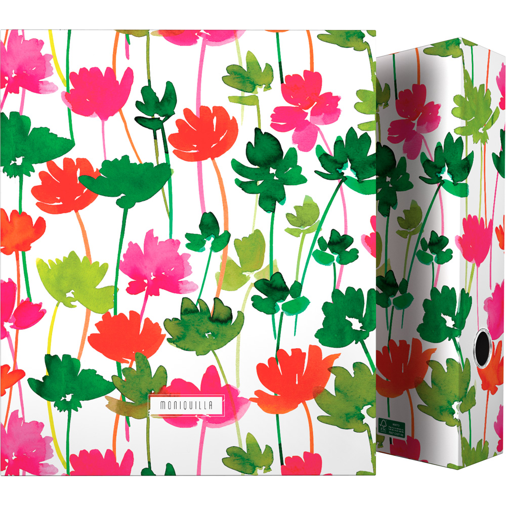 PASTA 4D40MM FOR. A4 MONIQUILLA19 FLOR