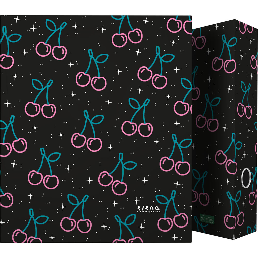 PASTA 4D40MM FOR. A4 EC 20 CEREZAS