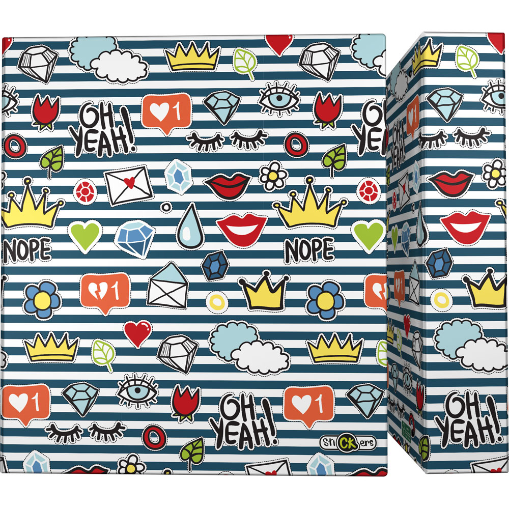 PASTA 4D40MM FOR. A4 STICKERS22 CROWN