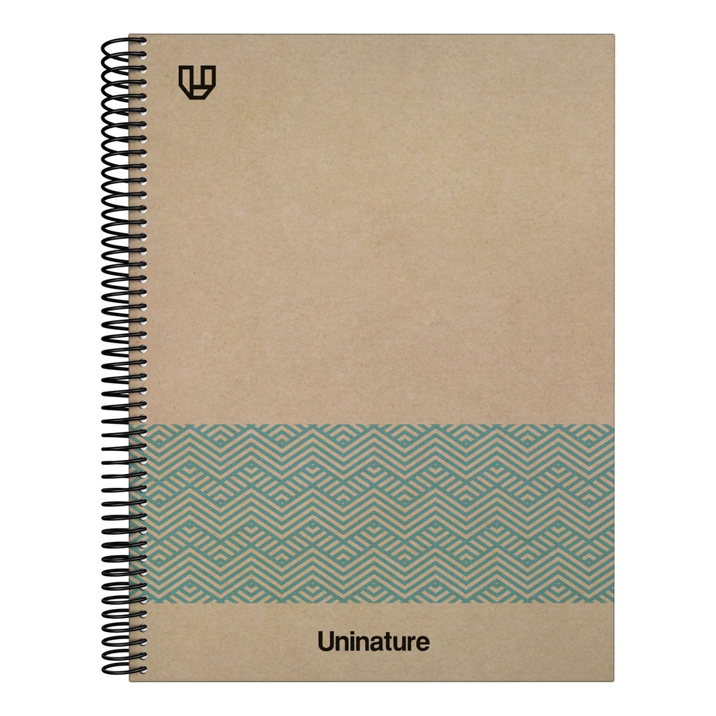 CADERNO FOR.A4 80H 90G 4X4 UNINAT.AZUL