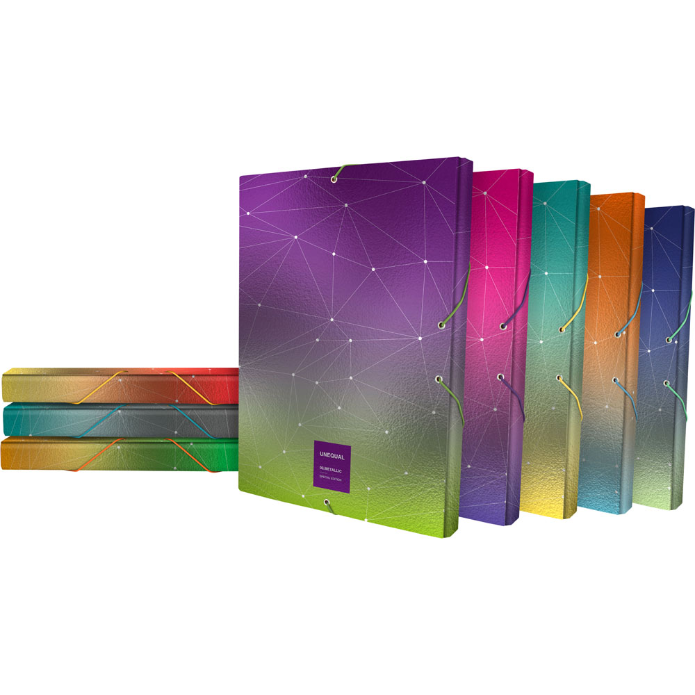 CAIXA ECOPROJ..GOM.3CM UNEQ METAL SORTIDO