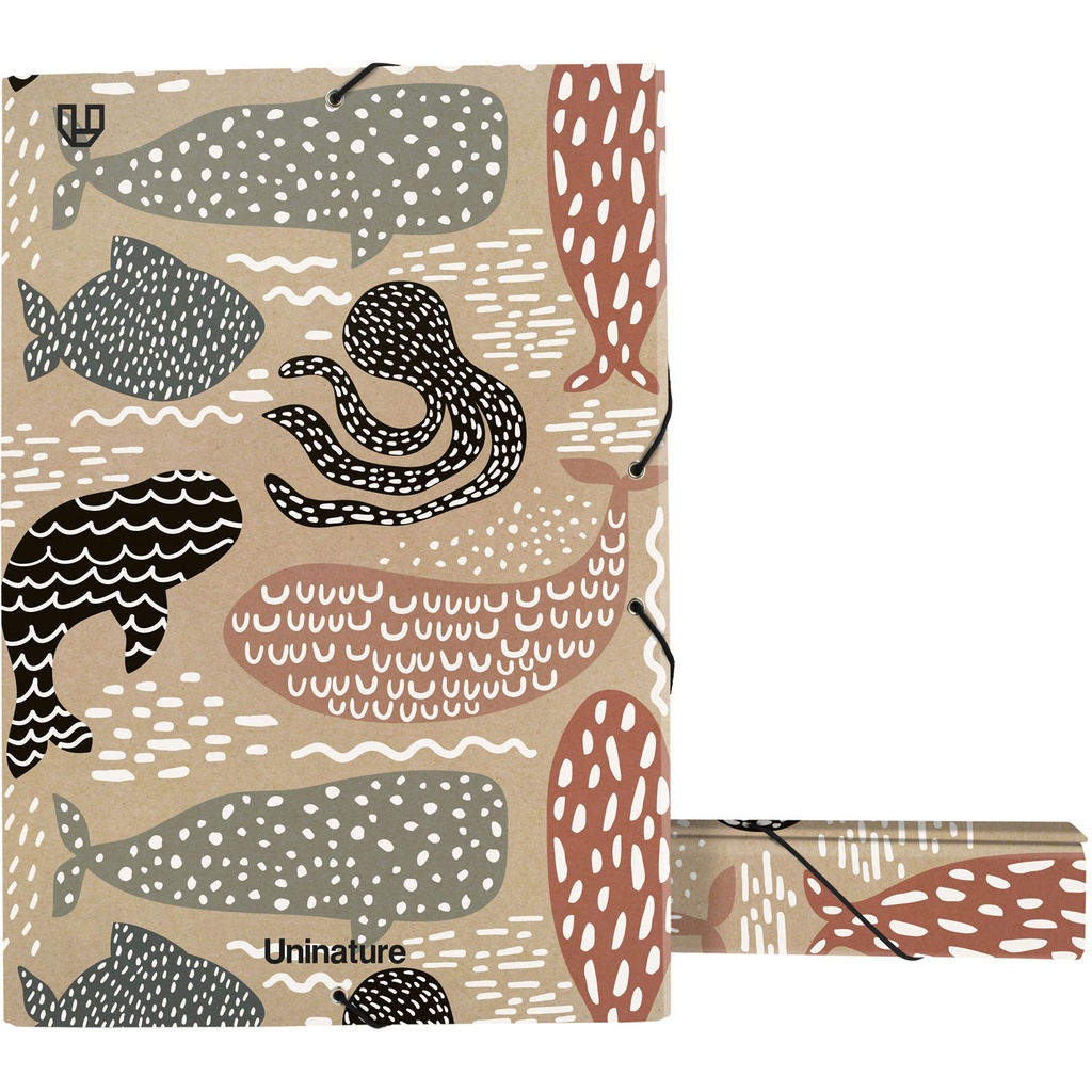 CAIXA ECOPROJ. GOM.5CM UNINATURE BALLENAS