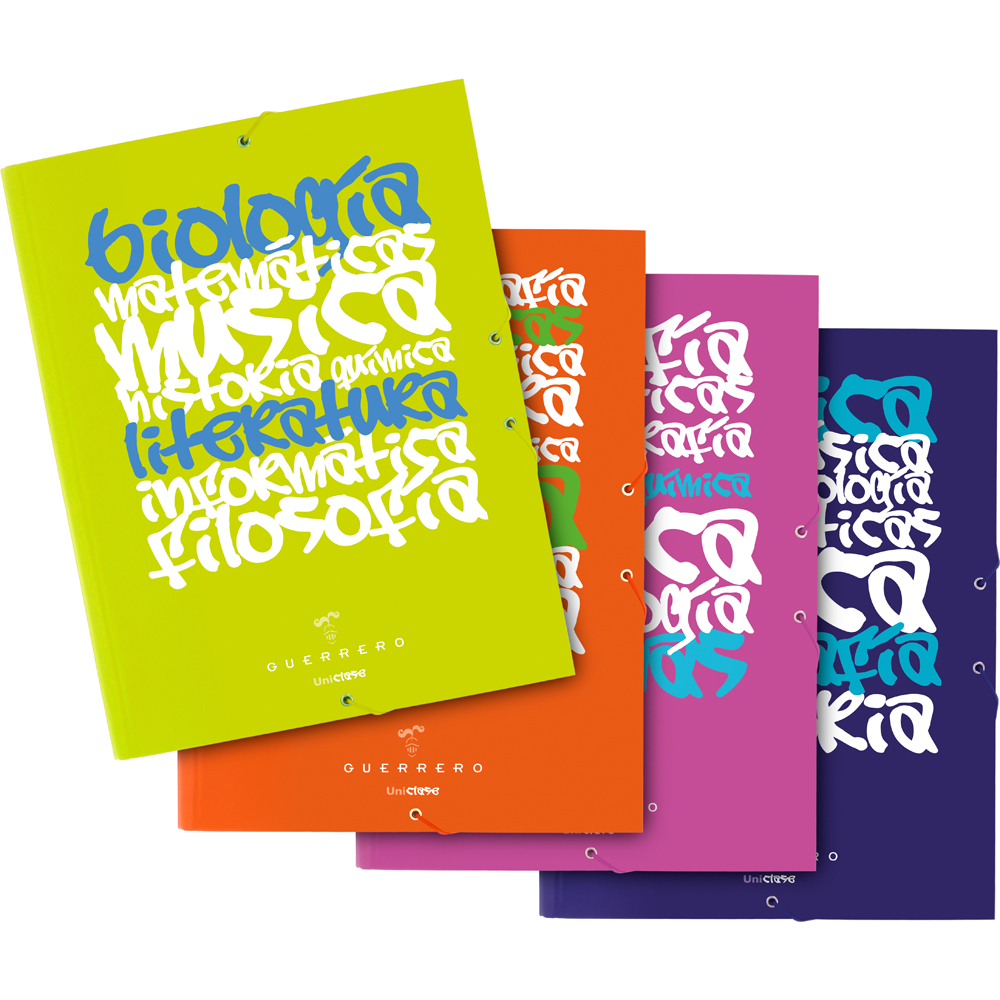 PASTA 3 ABAS FOR. UNICLASE SORTIDO