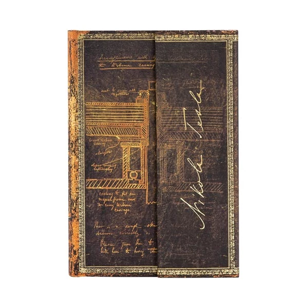 Embellished Manuscripts Collection - Tesla, Sketch of a Turbine