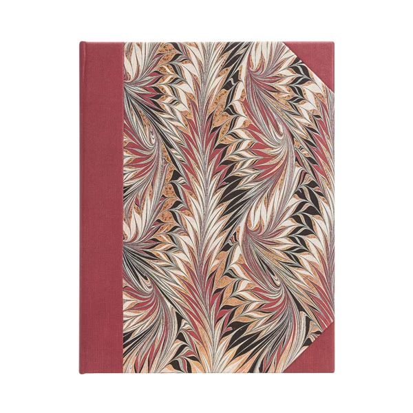 Cockerell Marbled Paper - Rubedo