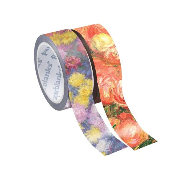 Washi Tape Mixed Pack - Monet’s Chrysanthemums/Renoir, Letter to Morisot (1892)