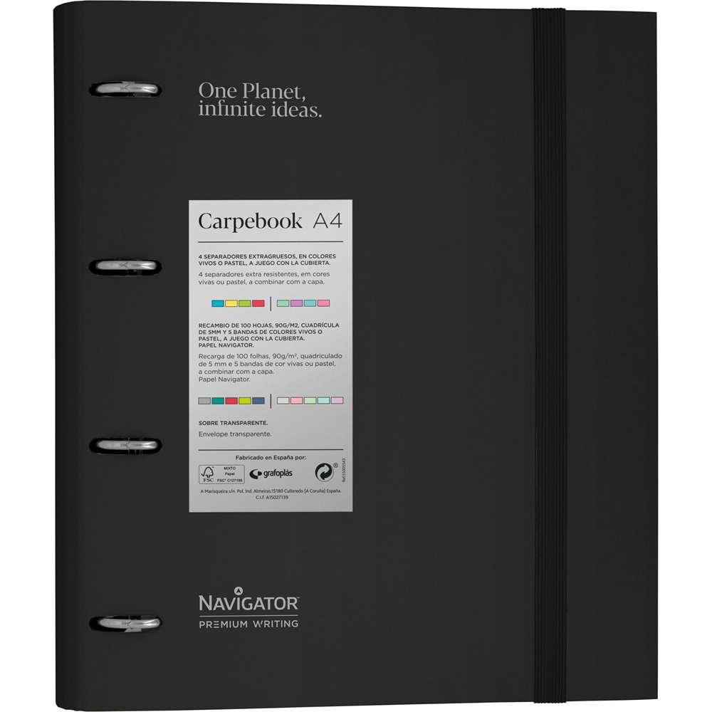 PASTA EBOOK 4D35 A4 NAVIGATOR NEGRO
