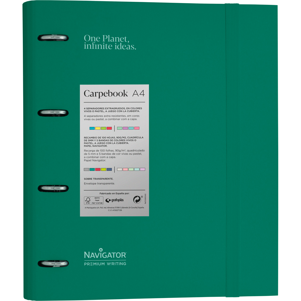 PASTA EBOOK 4D35 A4 NAVIGATOR VERDE