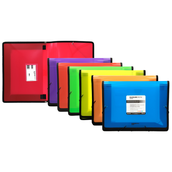 PASTA C/ ELAST. FOLE PP BLACKLINE VERDE