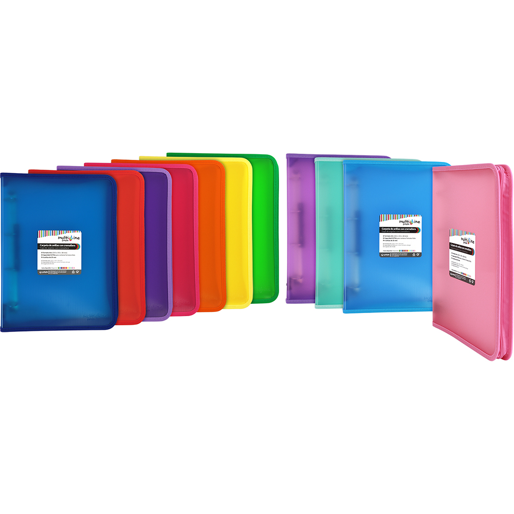 PASTA PP 4D25 C/CREMA A4+ MULTIL LARANJA