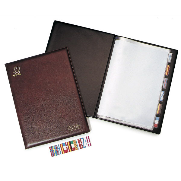 PORTA-MENUS "CLUB" NEGRO