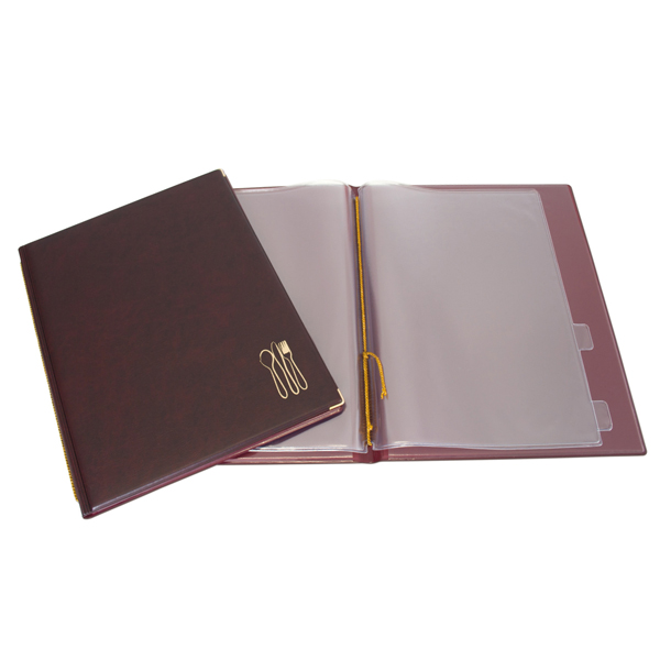 PORTA-MENU CORDON Fo BURD. ESTP. CUBIERT