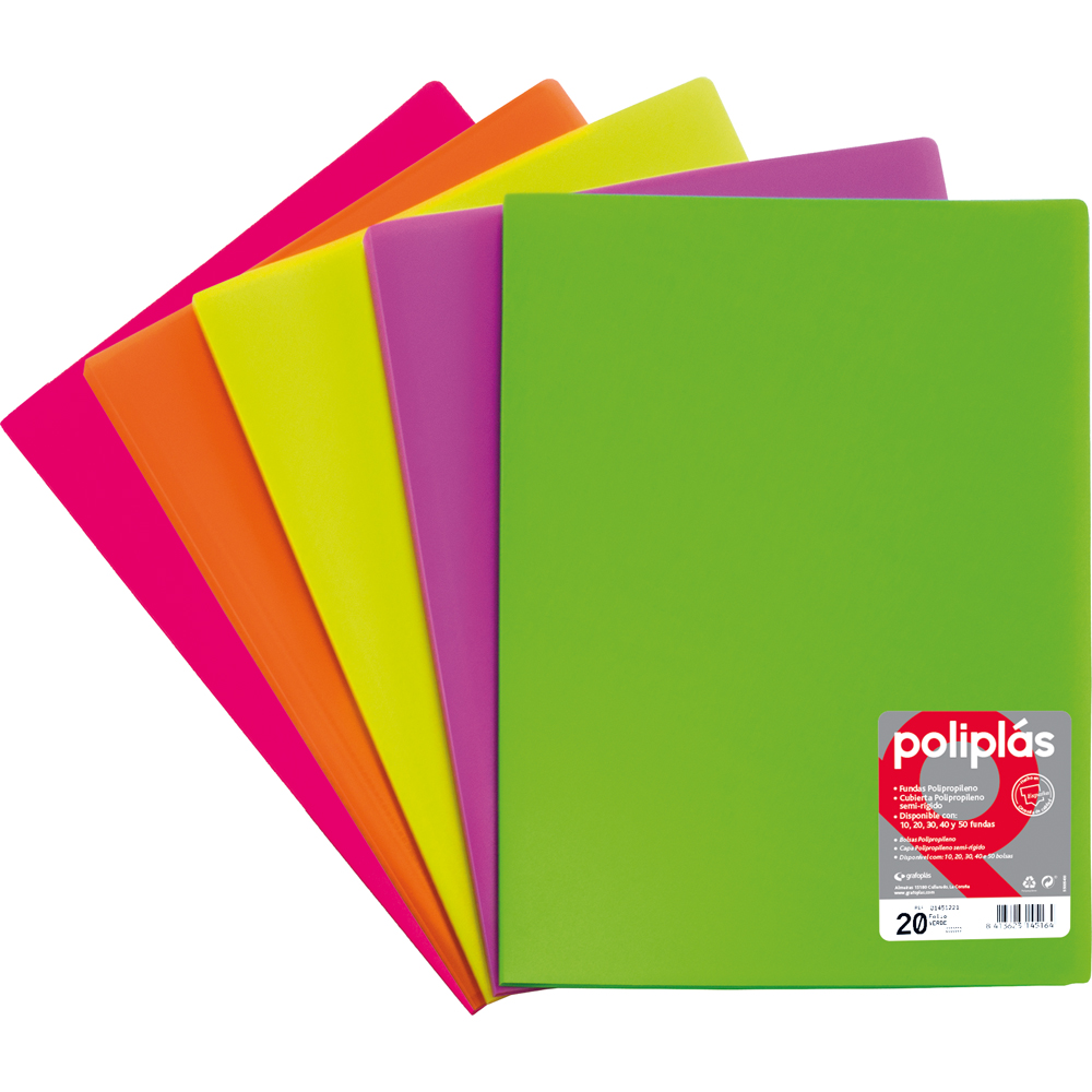 POLIPLAS 10F.FOLIO FLUORGRAF SURT.