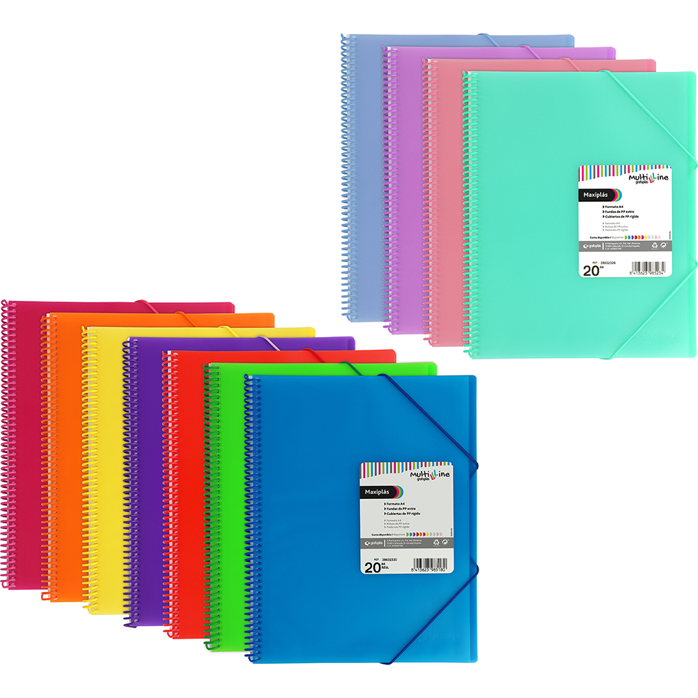 PASTA 20 MICAS MAXIPLAS MULTIL.LAVAND
