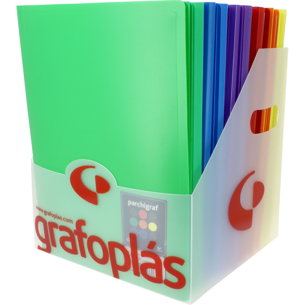 EXP.FOLIO PP C/20 POLIPLAS PARCHIGRAF