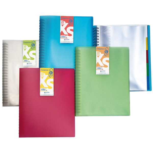 CARPETA 50F.IN&OUT TRANSLUCI.XS VERDE