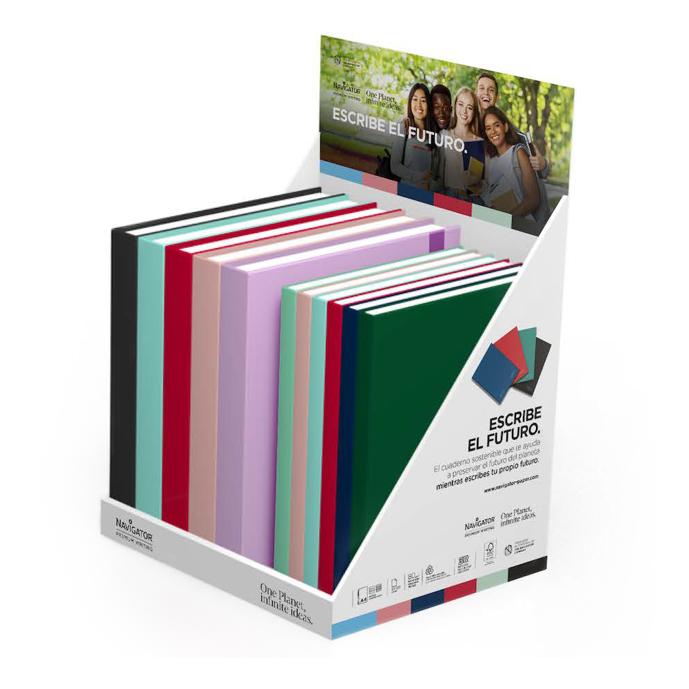 EXPOSITOR SEPARADORESMESA NAVIGATOR CADERNO+PASTA E